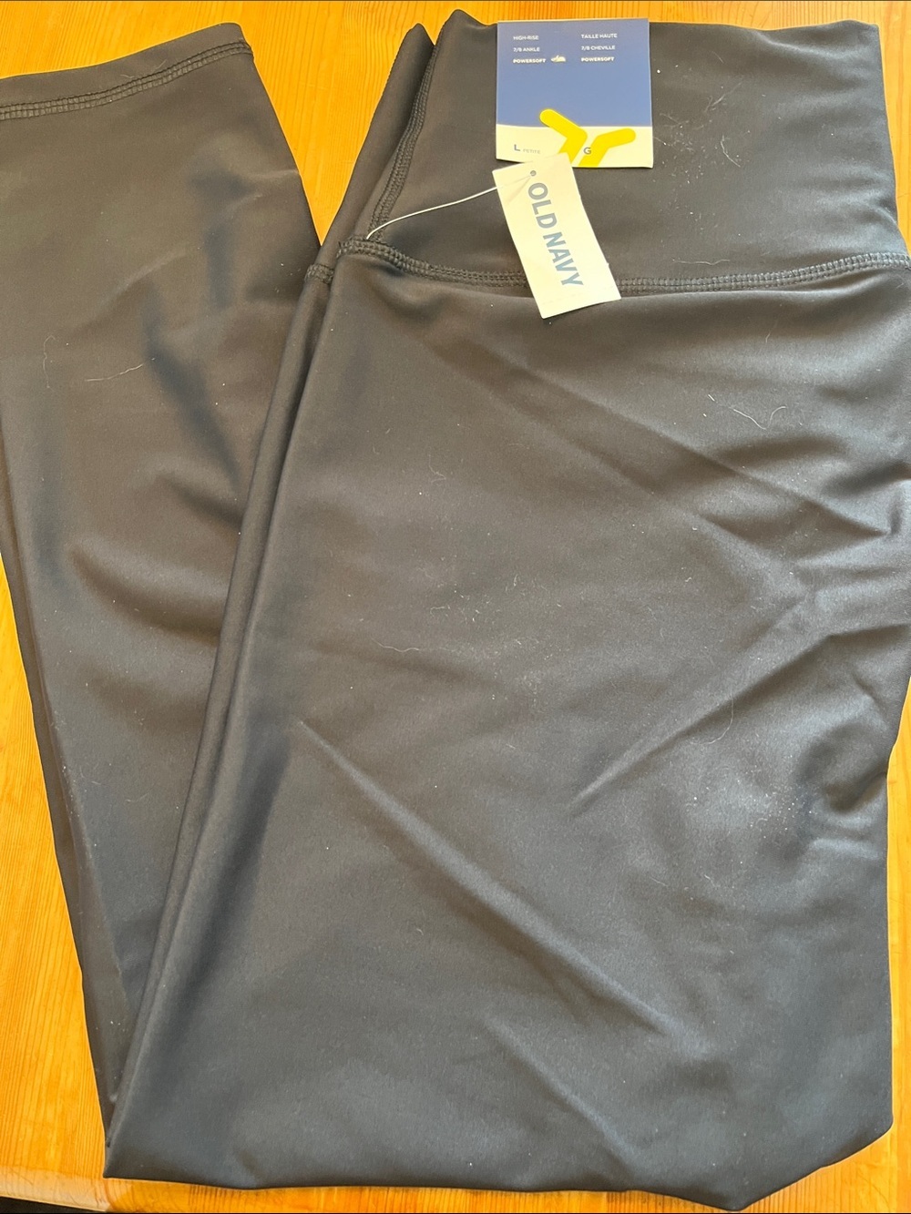 NWT Old Navy Black High-Rise Performance Leggings L/P